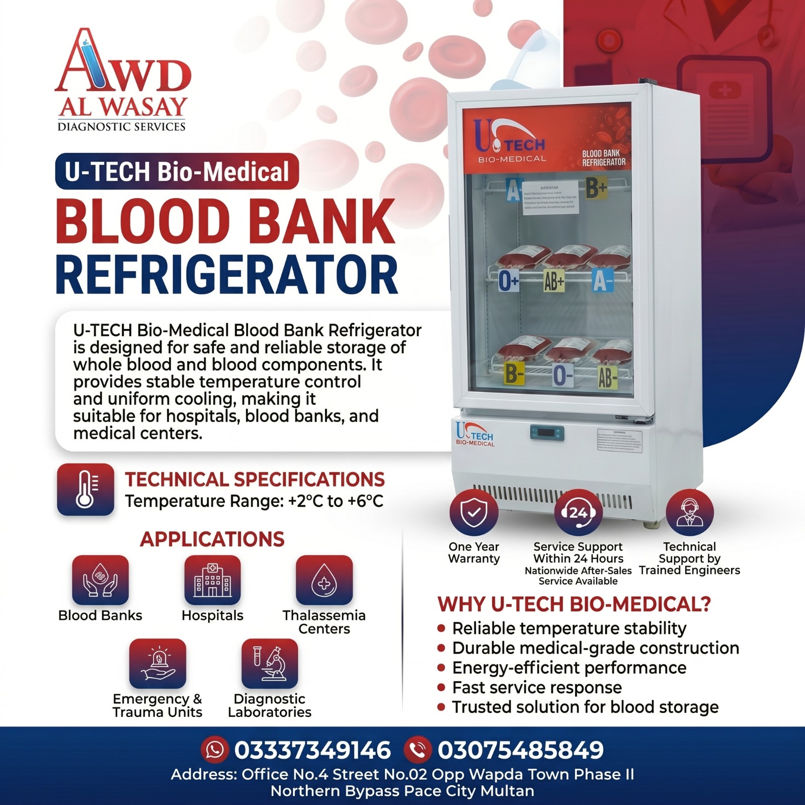 Blood Bank Refrigerator