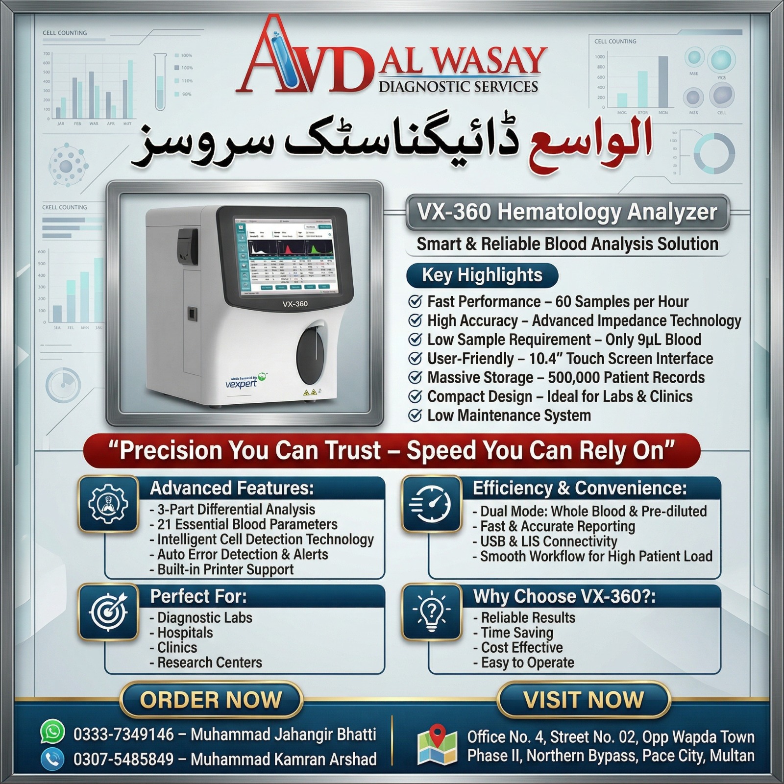 Hematology Anayzer VX-360